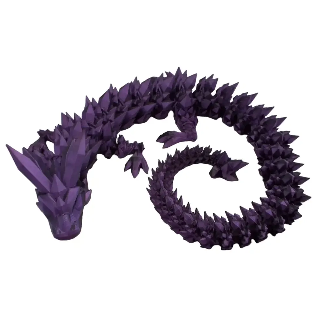 Crystal Dragon - Purple/Black - 615mm