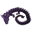 Crystal Dragon - Purple/Black - 615mm