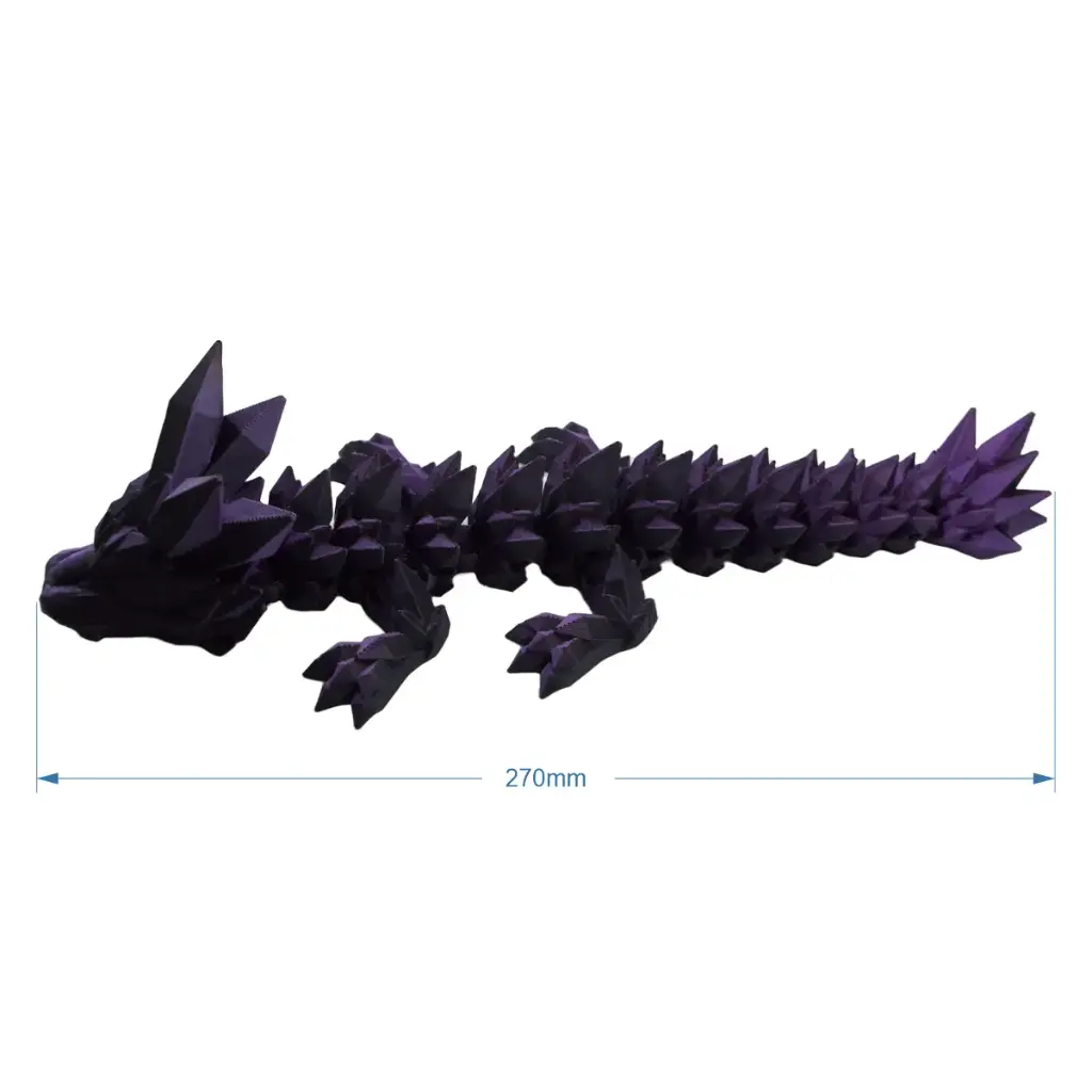 Crystal Dragon - Purple/Black - 615mm