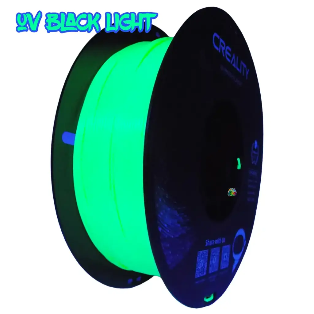 Creality Fluorescent PLA Filament 1kg – Yellow | Glow Effect, Easy-Print & High Precision