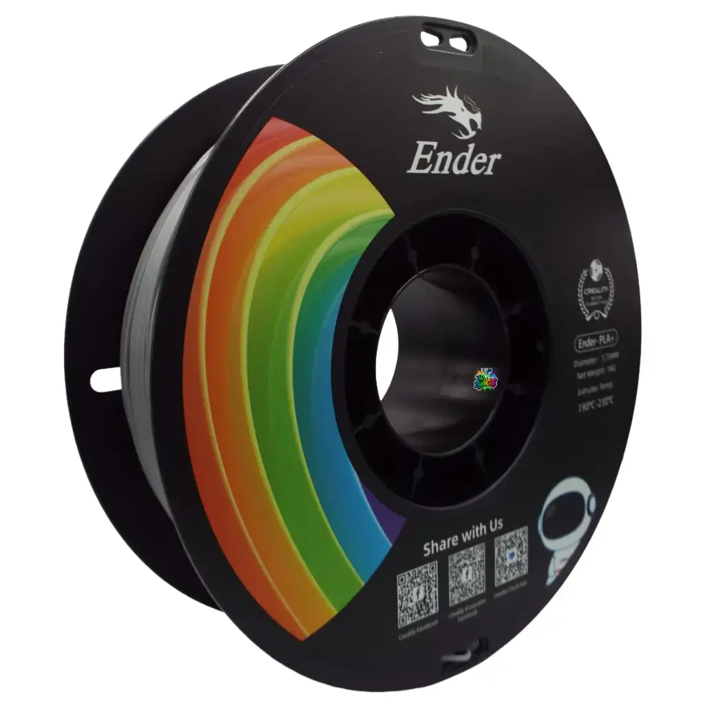 Creality Ender PLA+ Filament 1kg – Grey | Stronger, Smoother, Ender-Optimized