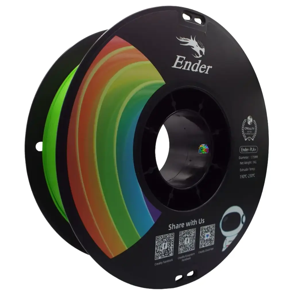 Creality Ender PLA+ Filament 1kg – Apple Green | Stronger, Smoother, Ender-Optimized