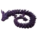 Crystal Dragon - Purple/Black - 615mm