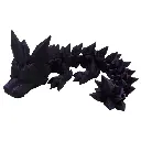 Baby Crystal Dragon - Purple/Black - 270mm