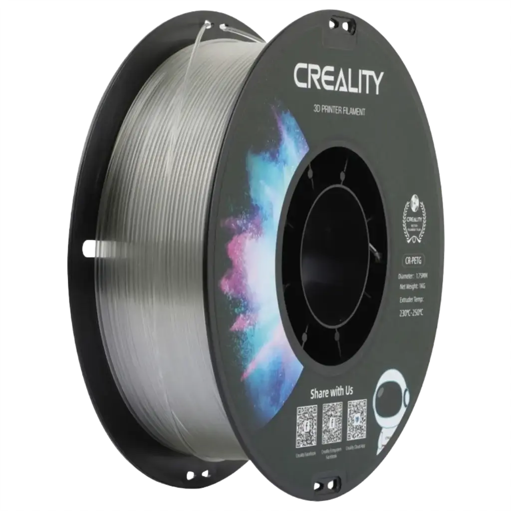 Creality CR-PETG Filament 1kg – Transparent | Tough, Weatherproof & High-Precision