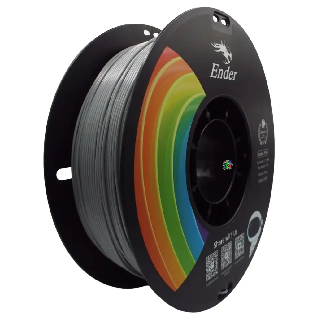 Creality Ender PLA+ Filament 1kg – Grey | Stronger, Smoother, Ender-Optimized