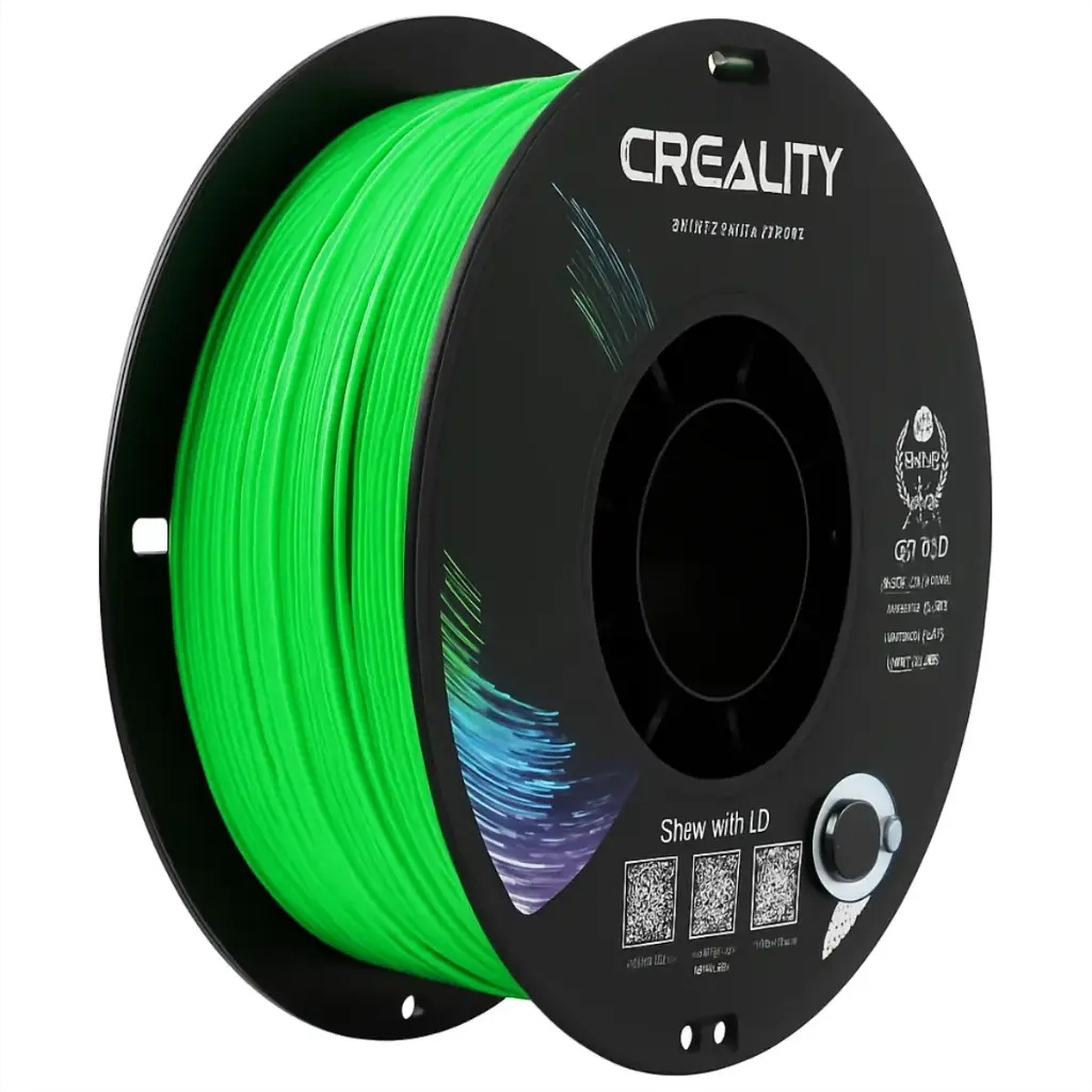 Creality Fluorescent PLA Filament 1kg – Green | Glow Effect, Easy-Print & High Precision