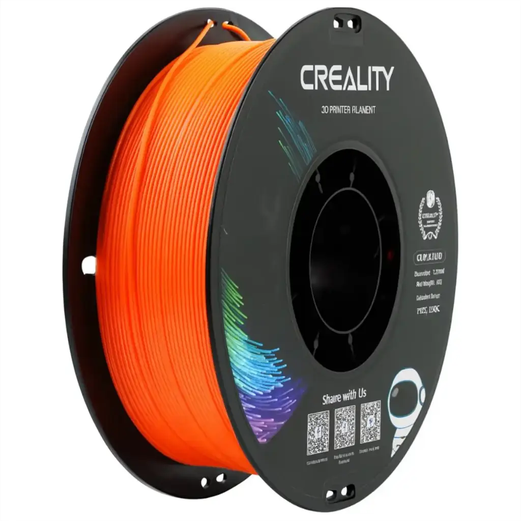 Creality Fluorescent PLA Filament 1kg – Orange | Glow Effect, Easy-Print & High Precision