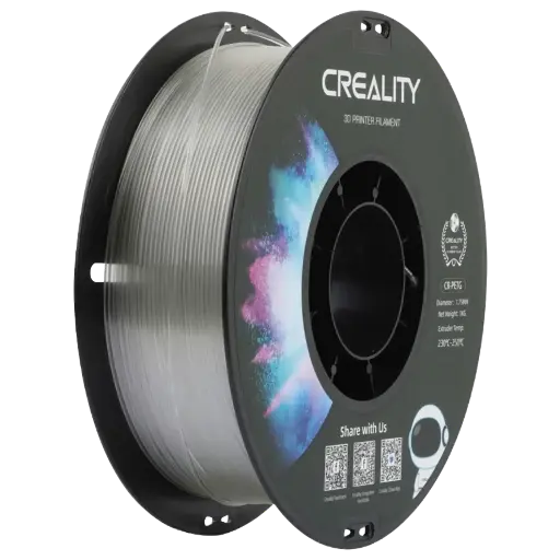 Creality CR-PETG Filament 1kg – Transparent | Tough, Weatherproof & High-Precision