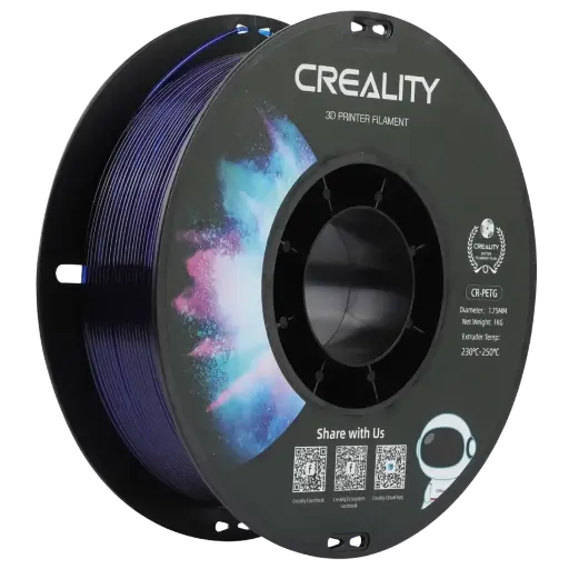 Creality CR-PETG Filament 1kg – Transparent Blue | Tough, Weatherproof & High-Precision