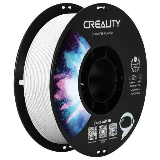 Creality CR-PETG Filament 1kg – White | Tough, Weatherproof & High-Precision