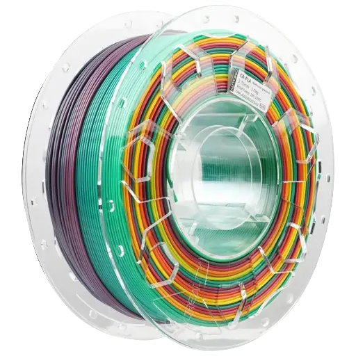 Creality CR-PLA Filament 1kg – Rainbow | High-Precision, Strong & Easy-Print