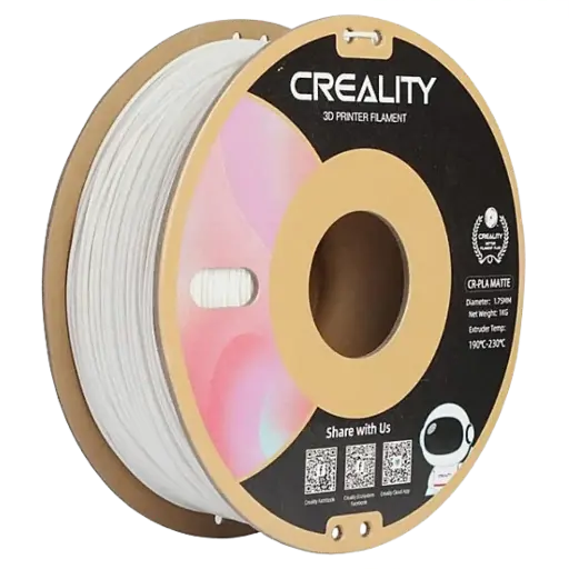 Creality CR-PLA Filament 1kg – Matte Gypsum White | High-Precision, Strong & Easy-Print