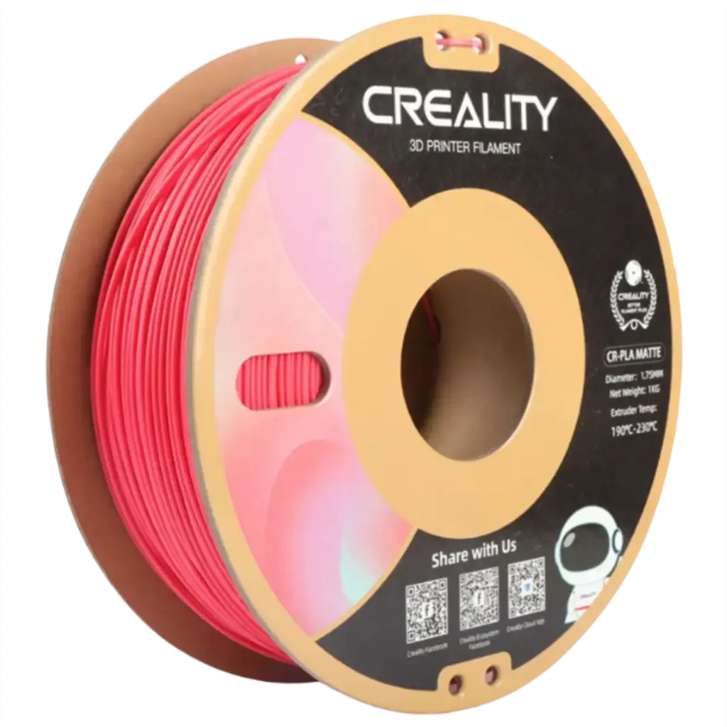 Creality CR-PLA Filament 1kg – Matte Strawberry Red | High-Precision P