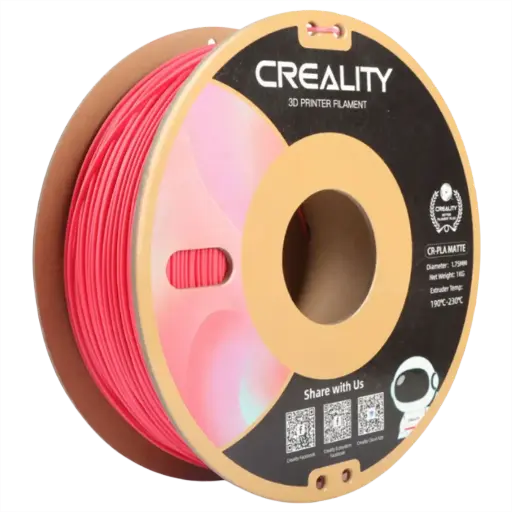 Creality CR-PLA Matte Filament 1kg Creality CR-PLA Filament 1kg – Matte Strawberry Red | High-Precision, Strong & Easy-Print- Strawberry Red