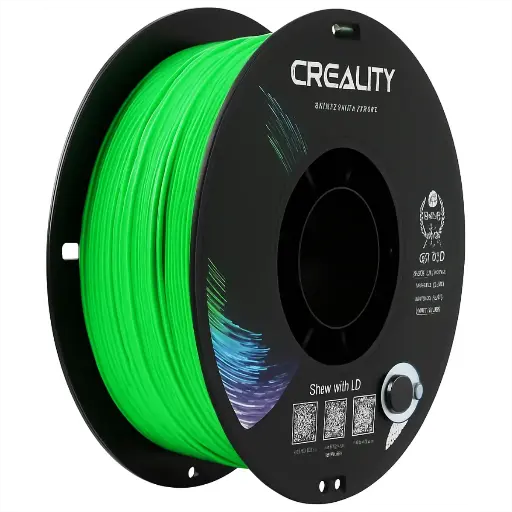 Creality Fluorescent PLA Filament 1kg – Green | Glow Effect, Easy-Print & High Precision