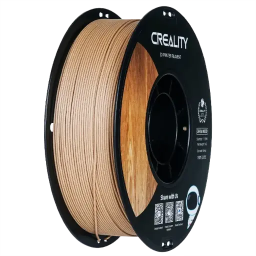 Creality Wood PLA Filament 1kg – White Pine | Natural Texture, Easy-Print & High-Precision