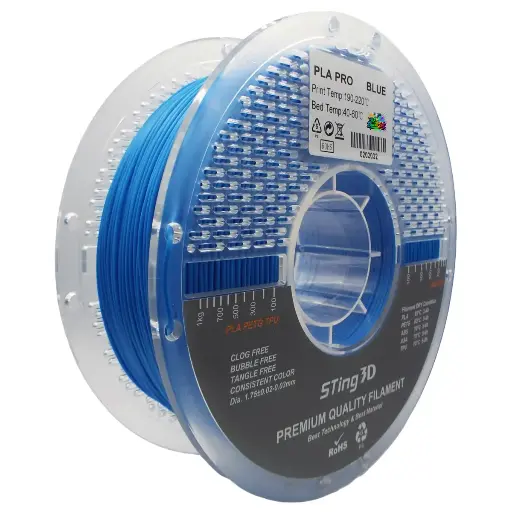 3D Pizza PLA Pro Filament 1kg - Blue